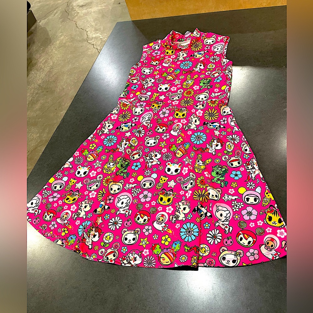 Tokidoki skater dress floral unicorno donutella anime cosplay kawaii spring Y2k